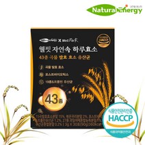 웰핏 자연속 하루효소 43종 곡물 발효 효소 유산균 3g
