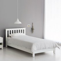 마켓비 ROONA 침대 싱글사이즈 S 100x200, 화이트