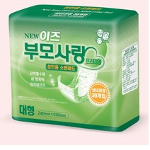 부모사랑 이즈 성인용 기저귀 소변패드 240매 테이프부착품은 별도로 주문 성인기저귀, 240개, 1박스