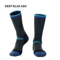 1 쌍 메리노 양모 열 양말 겨울 소프트 스키 하이킹 스포츠 야외 스노우 보드 Thermosock 남성 여성 기모 유지, 03 XL(EU 43-47), [02] dark blue