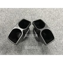 리얼 카본 파이버 리어 트렁크 범퍼 디퓨저 스플리터 gle43 커버, 꼬리 목구멍