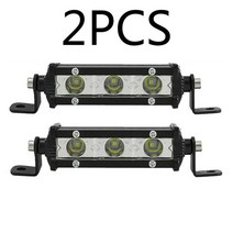 작업등 화물차작업등 ctm서치라이트 선박 차량 보조 4quot 4inch 15w spot 슈퍼 미니 슬림 단일 행 led 바 운전 suv 오프로드 바 12v 24v for, 2개