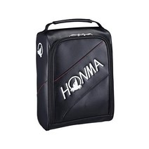 125526 골프화가방 혼마 골프 HONMA 토너먼트 프로 모델 슈즈 케이스 W24xH35xD15cm SC-12001, 블크