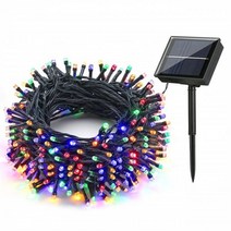 옥상 천막 가제보 보온 아웃도어 스트링 라이트 300 LED 8 모드 파티오 조명 아웃사이드 마당 전망대 파티 웨딩 텐트 베란다 크리스마스 정원 장식, 05 Multicolor A_02 12M 100LED