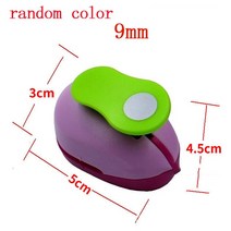 원형 펀치 9/16/25mm DIY 공예 구멍 펀처 스크랩북 메이커 어린이 종이 커터 엠보싱 샤프 375ea07, 07 9mm