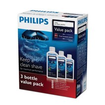 Philips 필립스 노렐코 제트 클린 솔루션 전기면도기 세정제 세척제 세정액 300ml 3팩