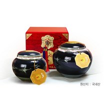 흑상감 도자기 꿀, 1개