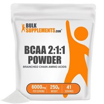 벌크서플리먼트.com 남성용 BCAA 2:1:1 분지쇄 아미노산 셔플리먼트 파우더 아미노산 운동 전 섭취 500g, 8.8 Ounce (Pack of 1)