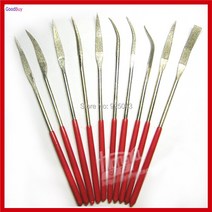 견고한 10 개/대 4x160mm 다이아몬드 카보 런덤 합금 불규칙한 모양 파일 모델 폴란드어 Diy 금형 만들기, 한개옵션0