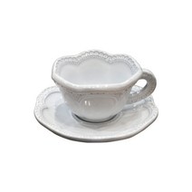 [브이비씨까사] VBC까사 레이스 에스프레소 컵&소서_화이트, 상세 설명 참조