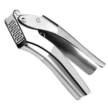 마늘 박피기 탈피기 박피 기계 압박 인체 공학적 손잡이 가진 스테인리스 민서분쇄기 부엌 공구, 마늘을 눌러