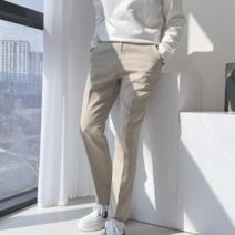 주식회사 브이와이_남성 VY 남성 긴바지 댄디룩 고무줄 오피스룩 슬랙스