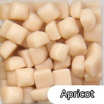 유리공예 스테인드글라스 600g/21.16oz (약. 1800 개) 0.58cm 사각형 유약 옥 모자이크 타일 DIY 공예 만들, 18 Apricot