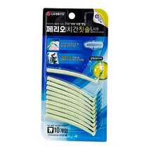 페리오 치간칫솔 L자형 M, 10개입, 1개