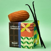 착한빵수니 [SUNI] 마들렌 선물세트 32g 4입 유기농설탕과 토종우리밀, 레몬, 바닐라빈.
