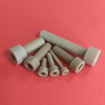 육각나사 육각머리볼트 세트 M6 M8 M10 M12 M16 PEEK 폴리에스테르 서케톤 플라스틱 육각 소켓 헤드 캡 볼트 널링 핸드 스크류 나사 10 개, [29] M8 X 60