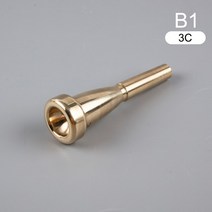 전문 트럼펫 마우스 피스 Meg 3C/5C/7C 크기 바흐 초보자용 뮤지컬 액세서리 부품 또는 손가락 연습기, 04 B1