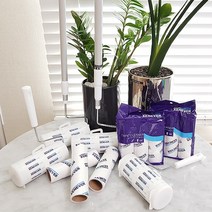 청소용 테이프크리너 핸들형 롤러 클리너 돌돌이 리필, B_160mm리필(9Mx9개)