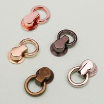 아유디 오링 솔트레지 나사형 원형 가죽공예 재료 공예키트, 엔틱골드