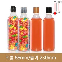 페트병 (계량더블캡)민자내열 500ml 28파이 /1BOX, 우드무늬 / 1개