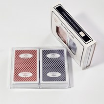 클럽스페셜 엠보싱 고급 홀덤카드 트럼프카드 플레잉카드, 2p세트(크림슨레드1p+코발트블루1p), 5_2p세트(크림슨레드1p+코발트블루1p)