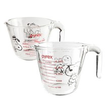 코렐 파이렉스 스누피 계량컵 250ml 500ml, 없음