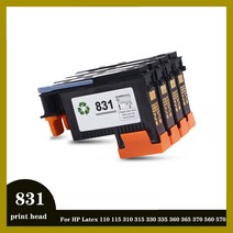 Einkshop HP 831 프린트 헤드 라텍스 110 115 310 315 330 335 360 365 370 560 570 CZ677A, 1PC - BK and C, 01 1PC - BK and C