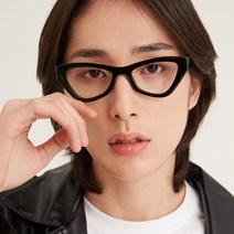 뿔테안경 캣츠아이 볼드 레트로 유니크 패션
