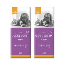 냥글댕글 미끄럼 방지 논슬립 국산 참숯 애견 배변패드, 100매
