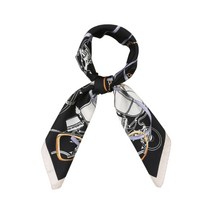 엘르 마차라인 실크 정사각 스카프 SE831S301