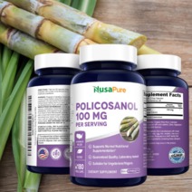 쿠바산 폴리코사놀 고함량 혈액순환 콜레스테롤 영양제 12주, 1통, 180캡슐