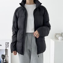 데일트 여성 오버핏 경량 웰론 패딩 점퍼