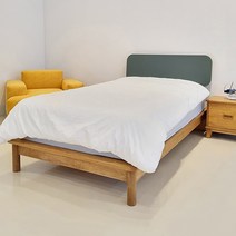 한집가구 이태리 나노 페닉스 원목 침대 프레임 슈퍼싱글 (매트리스 1200까지 가능), 베르데(촬영컬러)