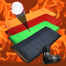 띵크파이 따뜻한 사계절 캠핑 차박 침낭, 네이비, 1개