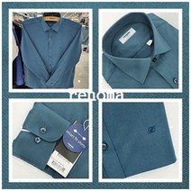 [레노마셔츠(아울렛)] [레노마셔츠]긴소매/활동성 편한 스판/평직 솔리드/옴므 슬림핏 와이