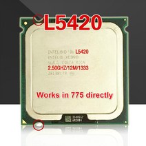 중고 인텔 제온 L5420 2.5GHz 12M 1333Mhz CPU 코어 2 쿼드와 동일 Q9300 LGA775 마더 메인 보드작동, 한개옵션0