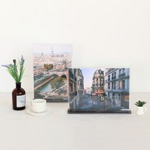 POP 아크릴 사진 커피숍 메뉴판 A4 액자 매장 프레임, 색상:가로형