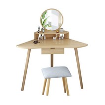 우주고양이 삼각형 코너 화장대, 화이트