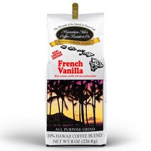 하와이안 아일스 코나 커피 프렌치 바닐라 그라운드 226.8g x 4팩 하와이 Hawaiian Isles French Vanilla, All Purpose Grind