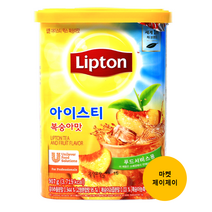 립톤 아이스티 믹스 복숭아맛, 16개, 1통, 907g