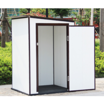 분리수거장 농가주택 선룸 농막 야외창고 6평농막, 바닥을 포함한 중간 경사지붕 공구실