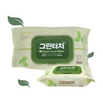 그린터치 물티슈 캡형 100매 피톤치드 아기 물티슈, 상세페이지 참조