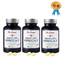 초등학생 오메가3 먹기편한 미니 알티지 오메가3 130캡슐 3통