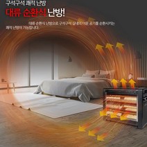 온풍기 FOR LG 무소음 가정용 전기히터 바퀴 히터 카페 2200W WB105E5, 수앤진쿠팡 본상품선택