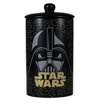 Star Wars for Pets 다스 베이더 강아지 간식 병 | 18.5 x 13cm(7.3 x 5.1인치) 세라믹 강아지 간식 병 뚜껑 포함 식기 세척기 사용 가능 | 스타