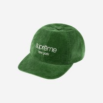 고어텍스 코듀로이 클래식 로고 6-패널 캡 그린 - 21FW Supreme Gore-Tex Corduroy ssic Logo 6-Panel Green - 21FW