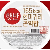 햇반 현미귀리곤약밥, 150g, 18개