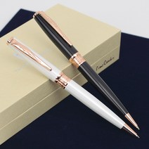 [피에르가르뎅볼펜] 피에르가르뎅 볼펜 그랜드아쿠아 각인 이니셜 선물용 고급 명품 펜, 블랙