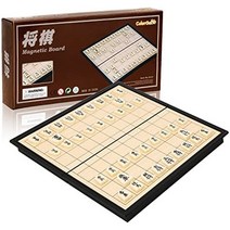 장기 판 말 셋트 일본식 colorgo 쇼기 세트 접이식 쇼기반 마그넷 첨부 코마 컴팩트 여행 일본 직배송