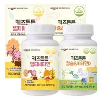 일동생활건강 키즈튼튼 멀티비타민 + 칼슘 비타민D, 60정, 3세트